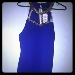Gorgeous blue bodycon dress